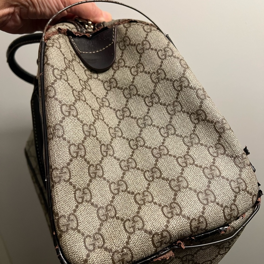 Gucci Beige and Brown Joy Boston project handbag 💥👍🥰READ DESCRIPTION PLS. - Picture 7 of 9